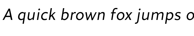 Preview of FONTSPRING DEMO - Arazati Clara Italic font