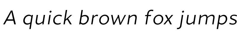 Preview of FONTSPRING DEMO - Arazati Clarita Expandida Italic font