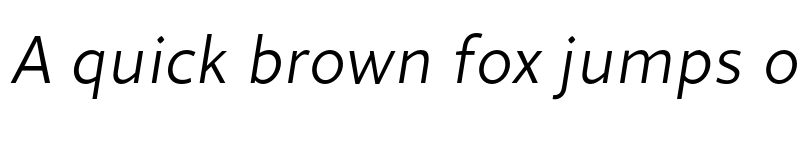 Preview of FONTSPRING DEMO - Arazati Clarita Italic font