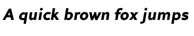 Preview of FONTSPRING DEMO - Arazati Extranegra Italic font