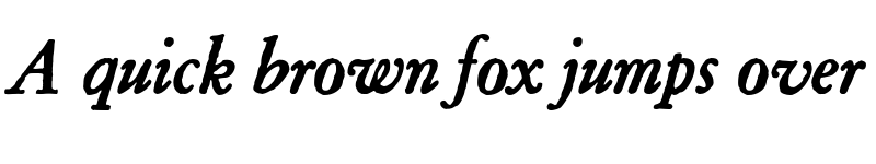 Preview of FONTSPRING DEMO - Archive Garamond Pro Bold Italic font