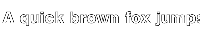 Preview of FONTSPRING DEMO - Arezzo Pro Outline Bold font