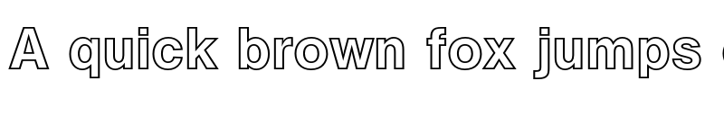 Preview of FONTSPRING DEMO - Arezzo Pro Outline Regular font