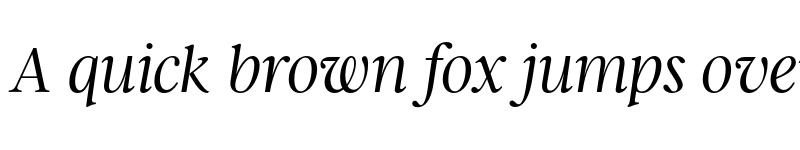 Preview of FONTSPRING DEMO - Argent CF Thin Italic font