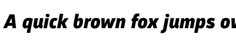 Preview of FONTSPRING DEMO - Argumentum Blk Italic font