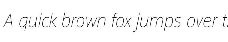 Preview of FONTSPRING DEMO - Argumentum Tn Italic font