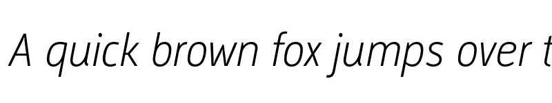 Preview of FONTSPRING DEMO - Argumentum UltLig Italic font