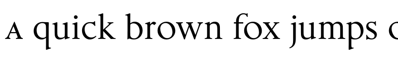 Preview of FONTSPRING DEMO - Aries Small Cap Lower Case Regular font