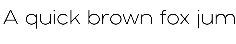 Preview of FONTSPRING DEMO - Arkibal Display Light font