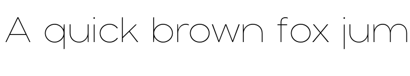 Preview of FONTSPRING DEMO - Arkibal Display Thin font