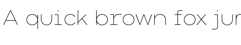 Preview of FONTSPRING DEMO - Arkibal Mono Thin font