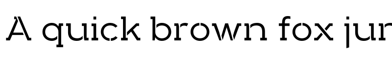 Preview of FONTSPRING DEMO - Arkibal Serif Stencil Medium font