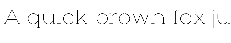 Preview of FONTSPRING DEMO - Arkibal Serif Stencil Thin font