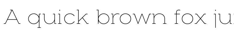 Preview of FONTSPRING DEMO - Arkibal Serif Thin font