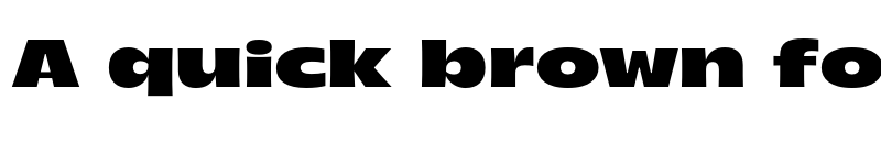 Preview of FONTSPRING DEMO - Arlen Expanded Black Regular font