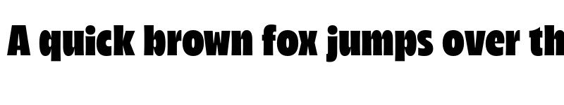 Preview of FONTSPRING DEMO - Arlen Tight Black Regular font