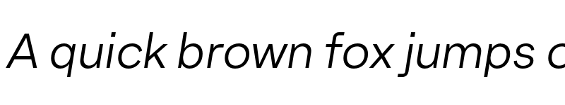 Preview of FONTSPRING DEMO - Armin Grotesk Normal Italic font