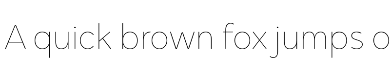 Preview of FONTSPRING DEMO - Aromatica ExtraLight Regular font