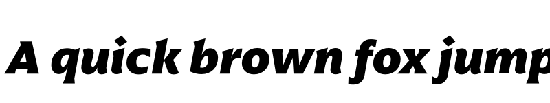 Preview of FONTSPRING DEMO - Arpona ExtraBold Italic font