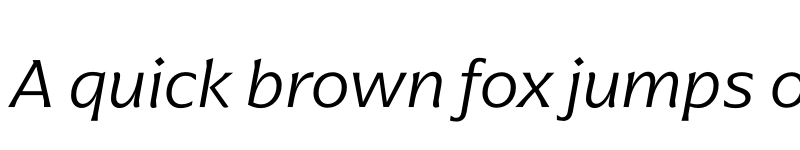 Preview of FONTSPRING DEMO - Arpona Light Italic font
