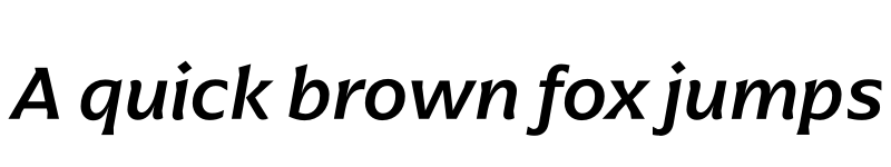 Preview of FONTSPRING DEMO - Arpona Medium Italic font