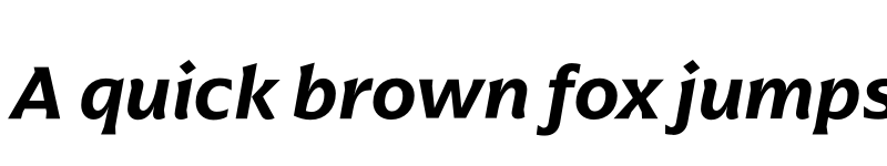 Preview of FONTSPRING DEMO - Arpona SemiBold Italic font