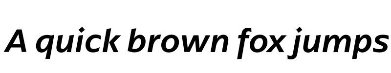 Preview of FONTSPRING DEMO - ArponaSans Medium Italic font