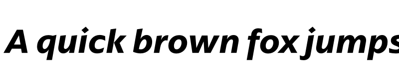 Preview of FONTSPRING DEMO - ArponaSans SemiBold Italic font