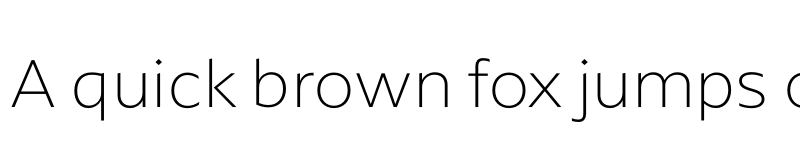 Preview of FONTSPRING DEMO - ArponaSans Thin Regular font