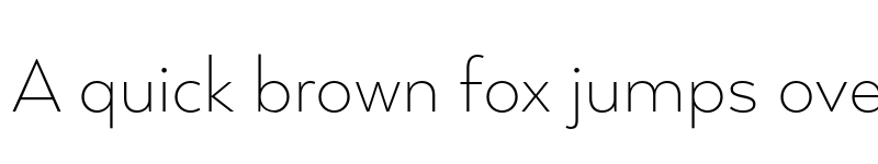 Preview of FONTSPRING DEMO - Arquitecta ExtraLight Regular font