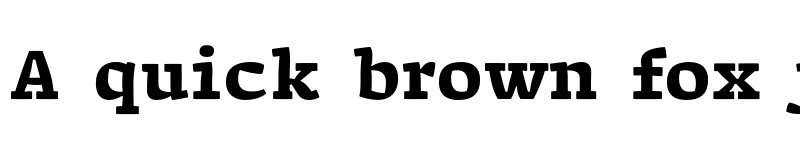 Preview of FONTSPRING DEMO - Array Proportional Black Regular font