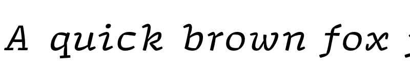 Preview of FONTSPRING DEMO - Array Proportional Italic font