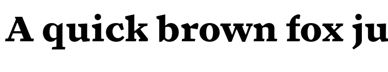 Preview of FONTSPRING DEMO - Arrieta Black Bold font