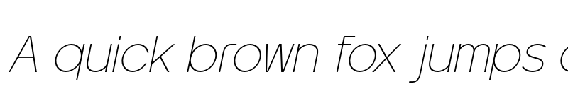 Preview of FONTSPRING DEMO - Artavion Thin Obliq Italic font