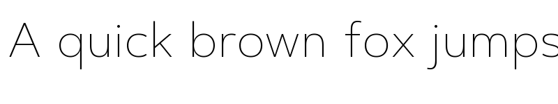 Preview of FONTSPRING DEMO - Artegra Sans Thin Regular font