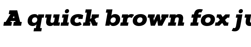 Preview of FONTSPRING DEMO - Artegra Slab Black Italic font