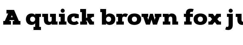 Preview of FONTSPRING DEMO - Artegra Slab Black Regular font