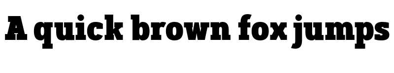 Preview of FONTSPRING DEMO - Artegra Slab Cn Black Regular font