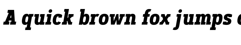 Preview of FONTSPRING DEMO - Artegra Slab Cn Bold Italic font