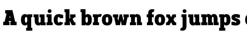 Preview of FONTSPRING DEMO - Artegra Slab Cn ExtraBold Regular font