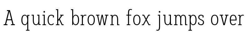 Preview of FONTSPRING DEMO - Artegra Slab Cn ExtraLight Regular font