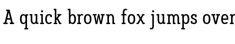 Preview of FONTSPRING DEMO - Artegra Slab Cn Regular font