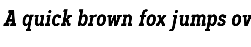 Preview of FONTSPRING DEMO - Artegra Slab Cn SemiBold Italic font