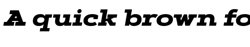 Preview of FONTSPRING DEMO - Artegra Slab Ex Black Italic font