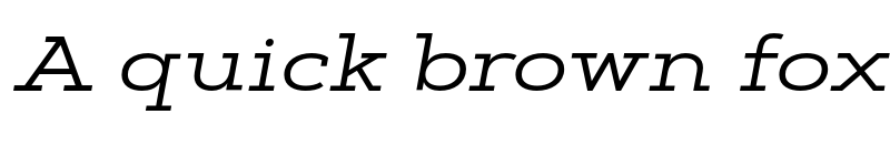 Preview of FONTSPRING DEMO - Artegra Slab Ex Italic font