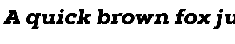 Preview of FONTSPRING DEMO - Artegra Slab ExtraBold Italic font