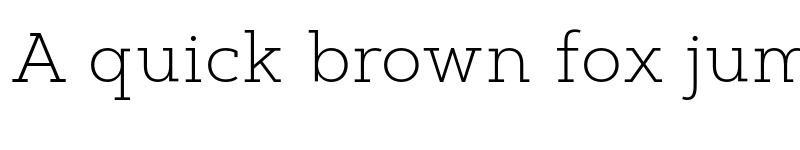 Preview of FONTSPRING DEMO - Artegra Slab ExtraLight Regular font