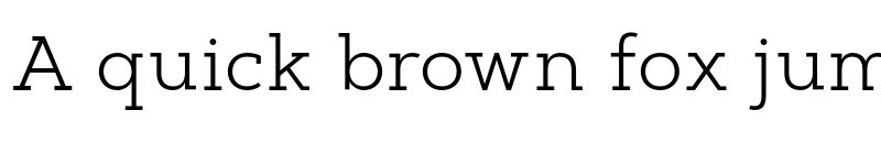 Preview of FONTSPRING DEMO - Artegra Slab Light Regular font