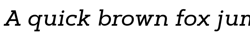 Preview of FONTSPRING DEMO - Artegra Slab Medium Italic font