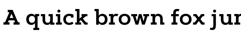 Preview of FONTSPRING DEMO - Artegra Slab SemiBold Regular font